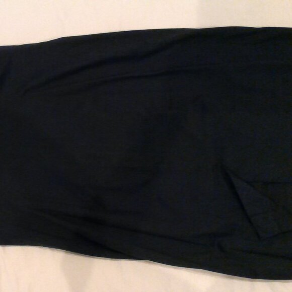 CAROLINA HERERRA Cotton sheath dress. Black w/hand-painted floral design. Sz 14 - Picture 4 of 10